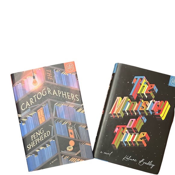 The Cartographers + The Ministry of Time Book of the Month Hardcover Bundle - Picture 1 of 2